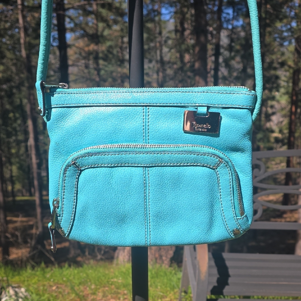 Tignanello Crossbody Bag with Front Zip Pocket